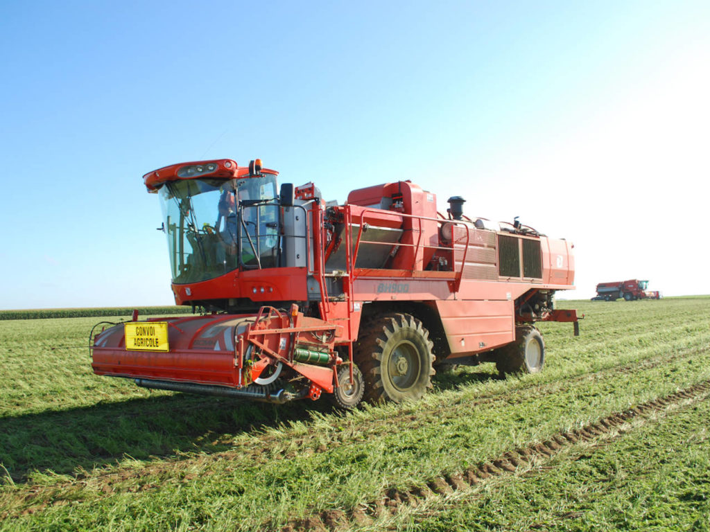 BCMH BH 900 - Récolte de pois - Cousin Agricole