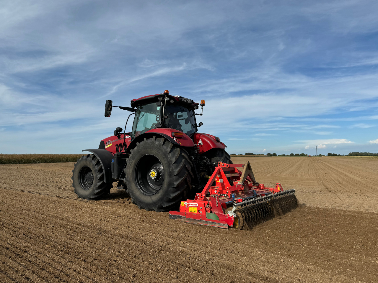 Herse rotative Maschio – préparation du sol